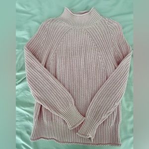 Light pink turtle neck sweater